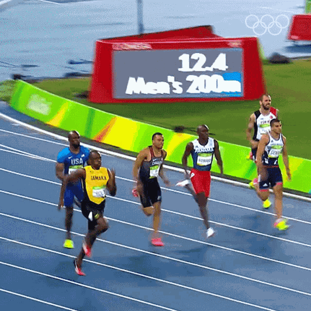 Running Olympics GIF