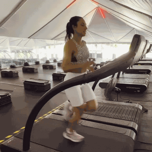 Running On Threadmill Michelle Khare GIF