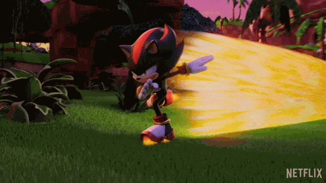 Running Shadow The Hedgehog GIF