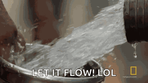 Running Water Parched GIF