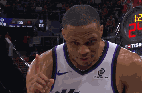 Russell Westbrook 1 2 3 GIF