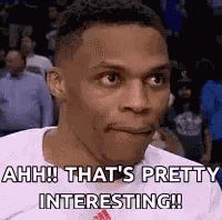 Russell Westbrook Intresting GIF