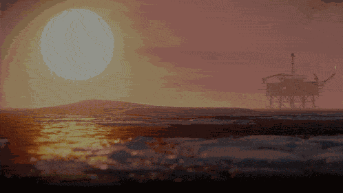 Rust Oil Rig GIF