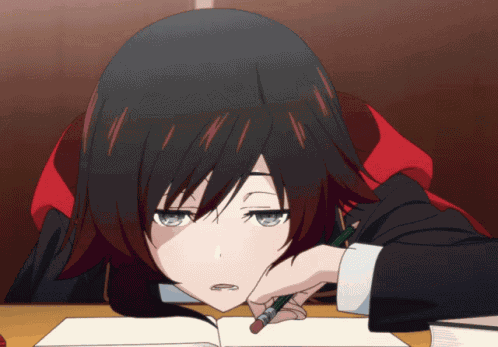 Rwby Tired Rwby Ruby Rose GIF