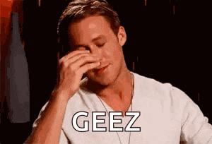 Ryan Gosling Face Palm GIF