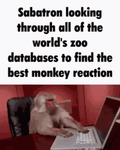 Sabatron Monkey GIF
