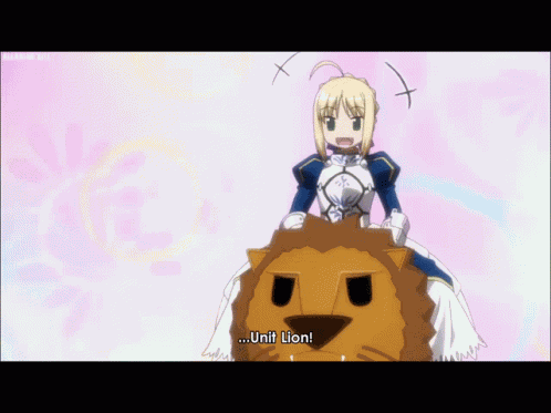 Saber Lion GIF