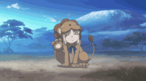 Saber Lion Suit GIF