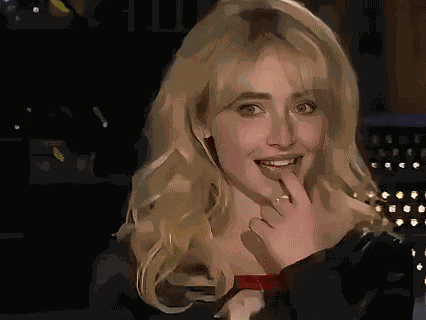 Sabrina Carpenter Flirting GIF