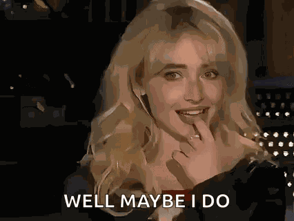 Sabrina Carpenter Flirting GIF