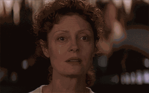 Sad Crying Susan Sarandon GIF