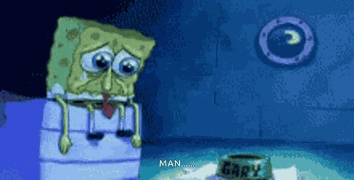 Sad Face Missing Gary GIF