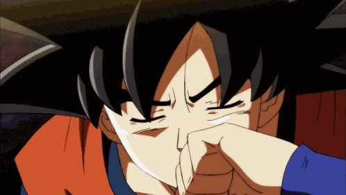 Sad Goku GIF