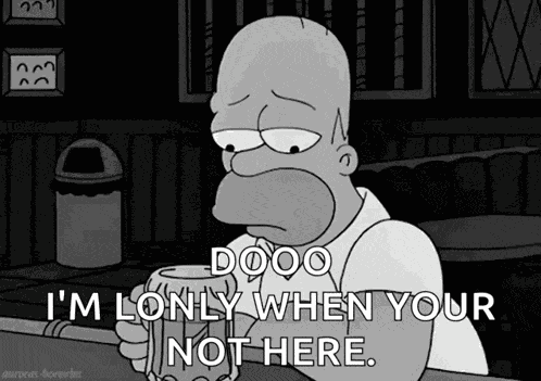 Sad Homer Simpson GIF
