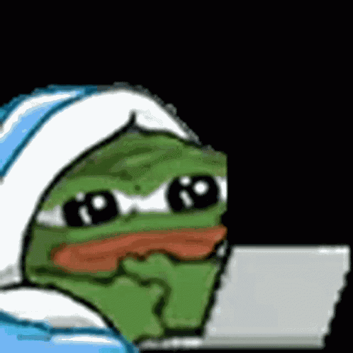 Sad Pepe GIF