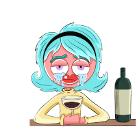 Sad Sad Face Sticker