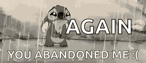 Sad Stitch GIF