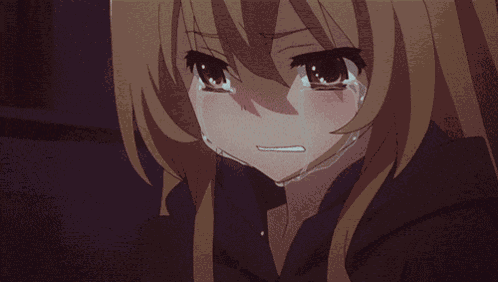 Sad Taiga Aisaka GIF