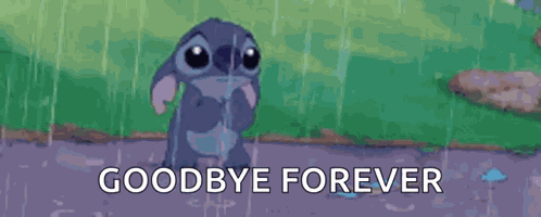 Sadly Stitch GIF