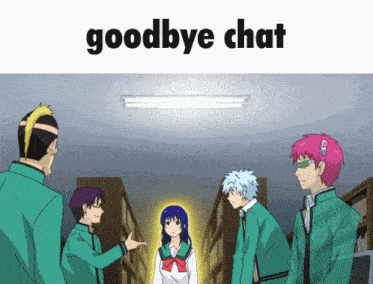 Saiki K Goodbye Chat GIF