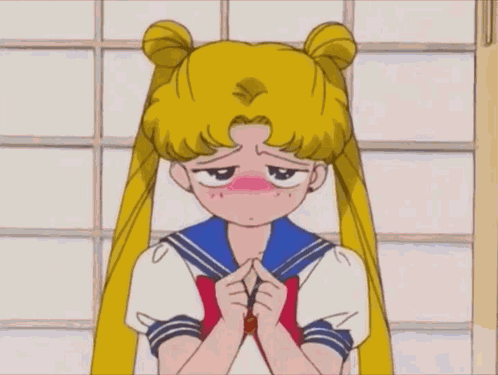 Sailor Moon Fingers GIF