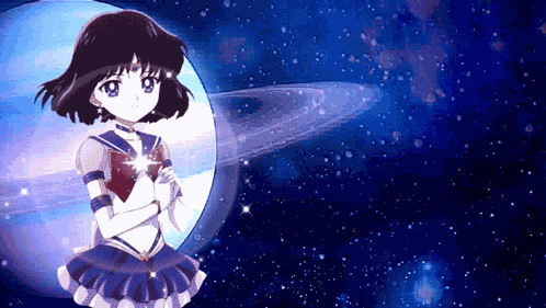 Sailor Saturn Eternal GIF