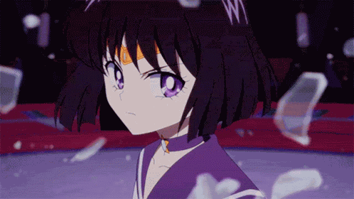 Sailor Saturn Sailor Chibi Moon GIF