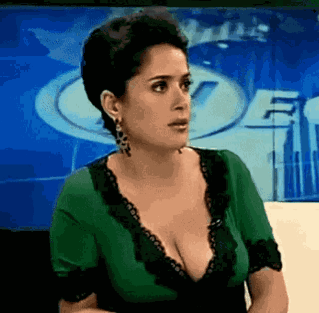 Salma Busty Beauty GIF