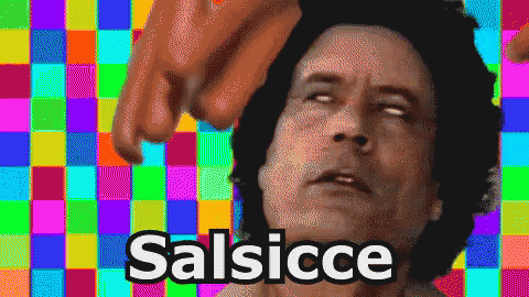 Salsicce Salsiccia Follia Colori Faccia Cibo Impazzito GIF