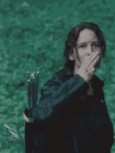 Salute Hunger Games GIF