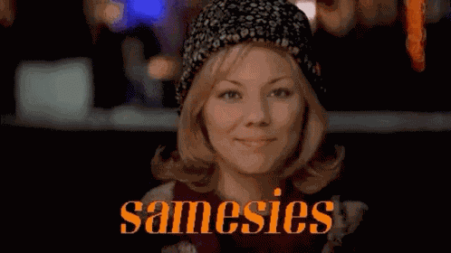 Samesies Twinning GIF