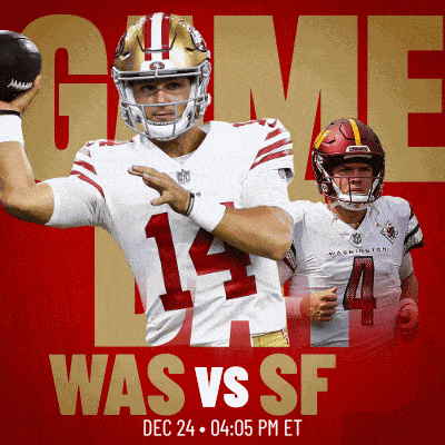 San Francisco 49ers Vs. Washington Commanders Pre Game GIF
