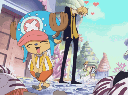 Sanji Chopper GIF