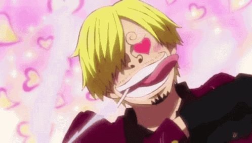 Sanji Heart Eyes Sanji Inlove GIF