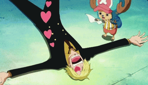 Sanji Heart GIF