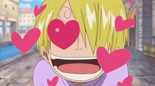 Sanji Heart GIF