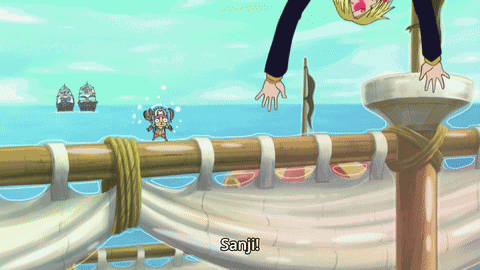 Sanji Nosebleed One Piece GIF