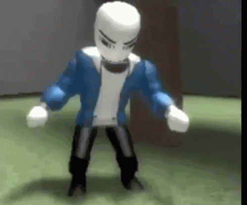Sans Dance Swag GIF