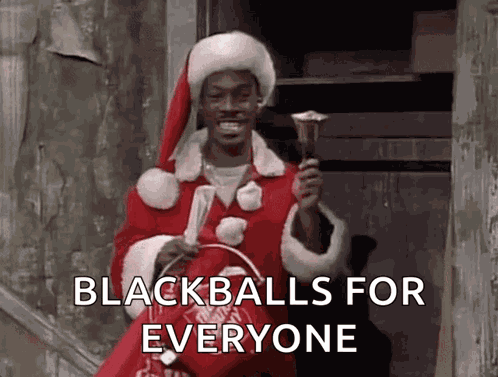 Santa Black Santa GIF