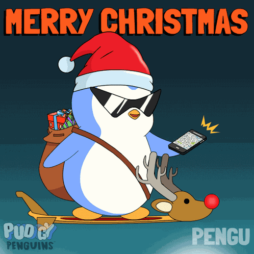 Santa Sled GIF