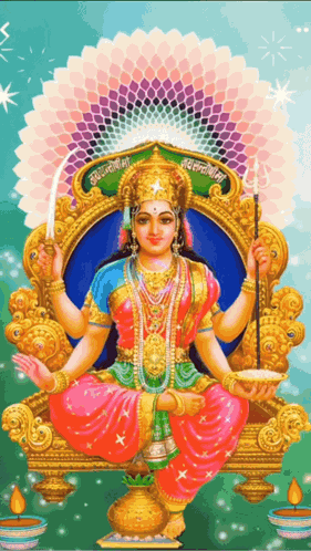 Santoshi Mata Good Morning GIF