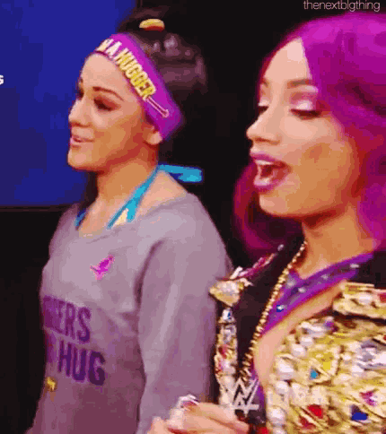Sasha Banks Birdman Hand Rub GIF