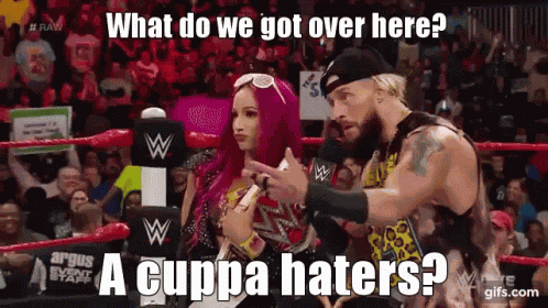 Sasha Banks Enzo GIF