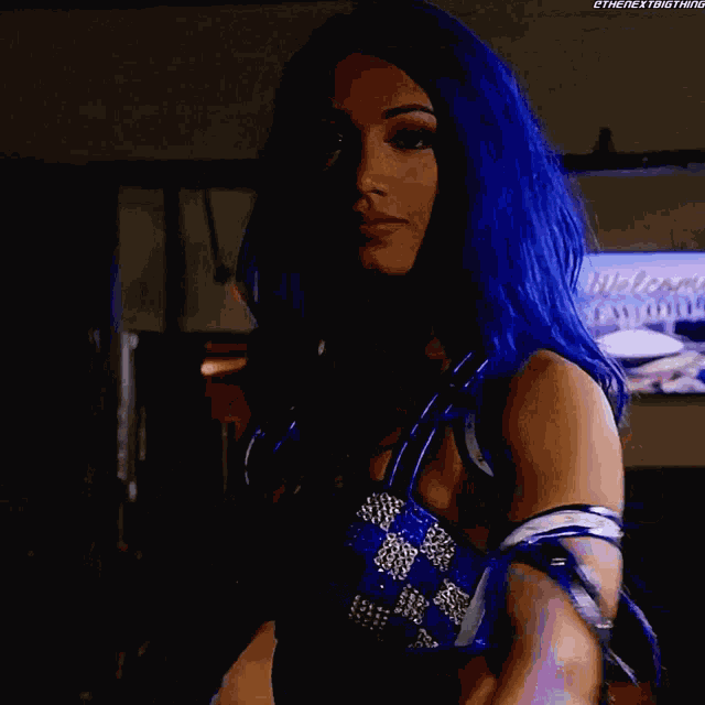 Sasha Banks Pose GIF