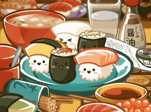 Sashimi Sushi GIF