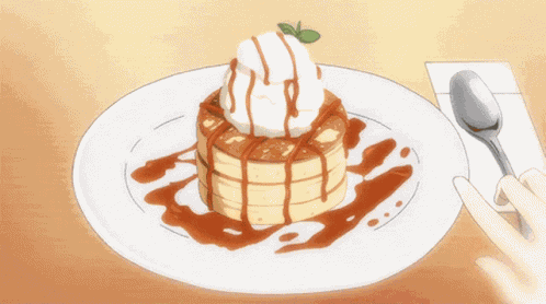 Satisfying Anime Food Anime Pancake GIF