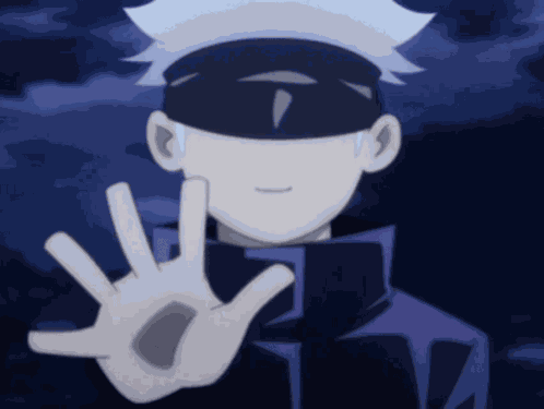 Satoru Gojo Acenando Satoru Gojo Hello GIF