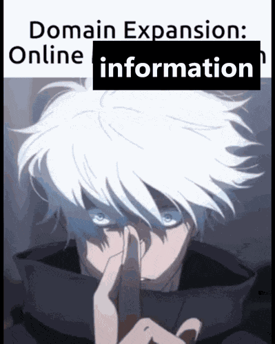 Satoru Gojo Domain Expansion GIF