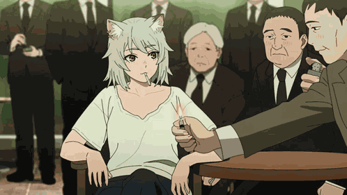 Satou Yaniko Yani Neko GIF