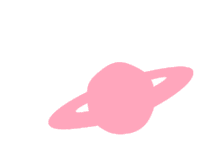 Saturn Planet Sticker